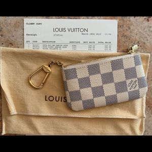 Louis Vuitton pouchette cles in Azur